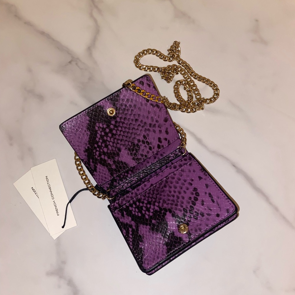 FRENCH CONNECTION Ines Python Card Holder - Picture 8 of 8